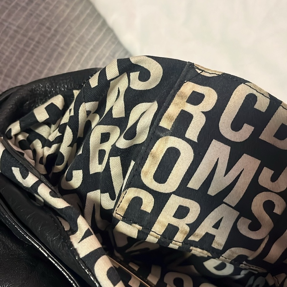 🦩CLEARANCE🦩Large Marc Jacobs black leather shoulder bag with original dust bag - Picture 7 of 7